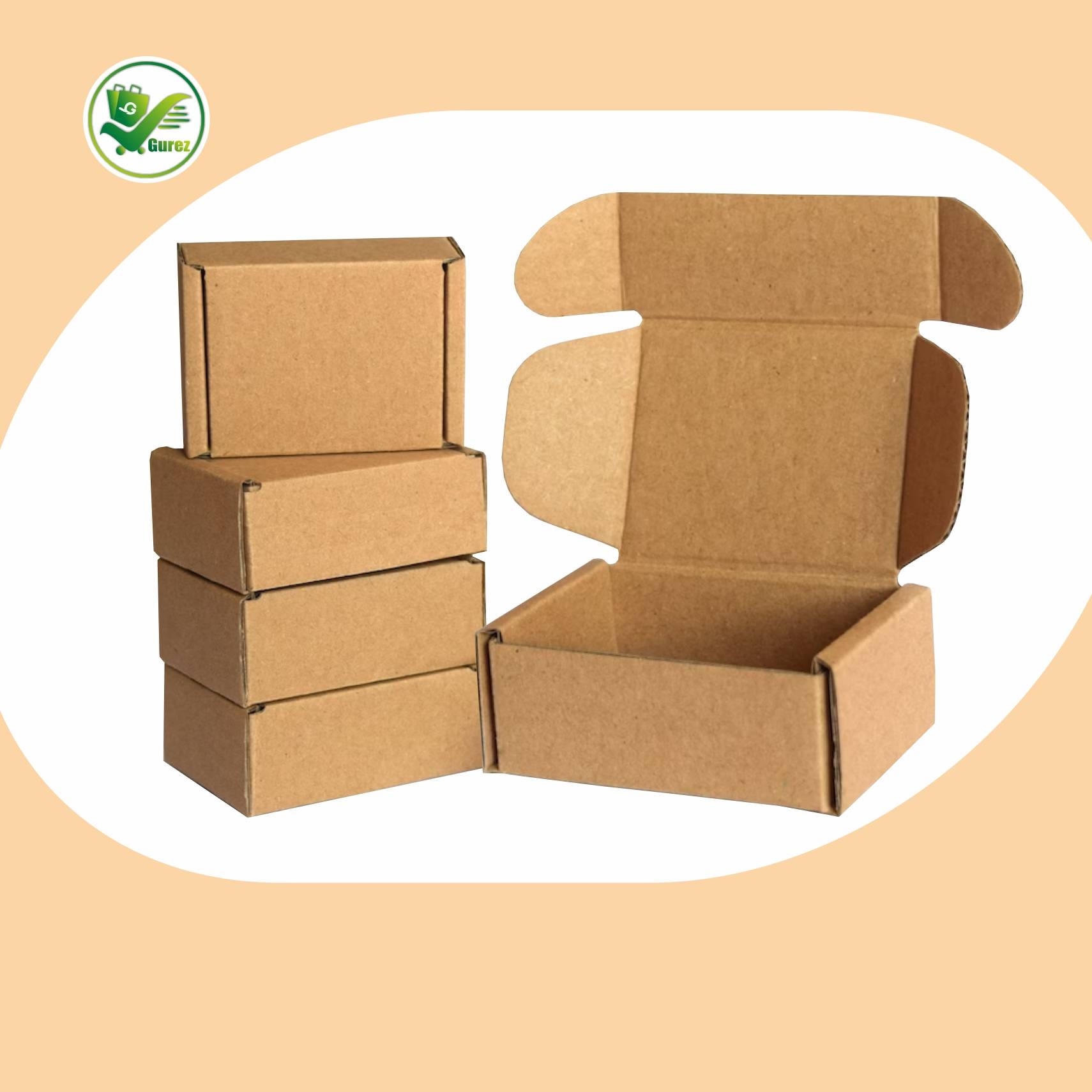 Box Brother 3-Ply Brown Flap Box (4x4x2 Inch) – Durable, Eco-Friendly & Customizable - Image 4