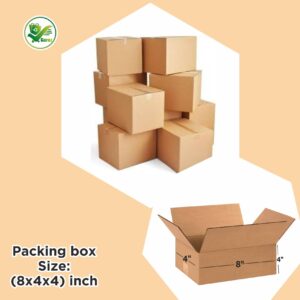 Alternative view of Box Brother3 Ply Corrugated Cardboard Box Size- 8 x 4 x 4 Inch, Brown Mailer Box