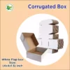 Box Brother 3 Ply White Flap Corrugated Packaging Box Size: 4x4x1.5 Length 4 inch Width 4 inch Height 1.5 inch 3Ply Corrugated Packaging Box whitebox