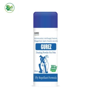 Gurez Herbals India Natural Pet Powder for Dogs and Cats || for Fly Repellant Formula || Anti-ithing, Anti-Fungal Infection (100Gm Powder)