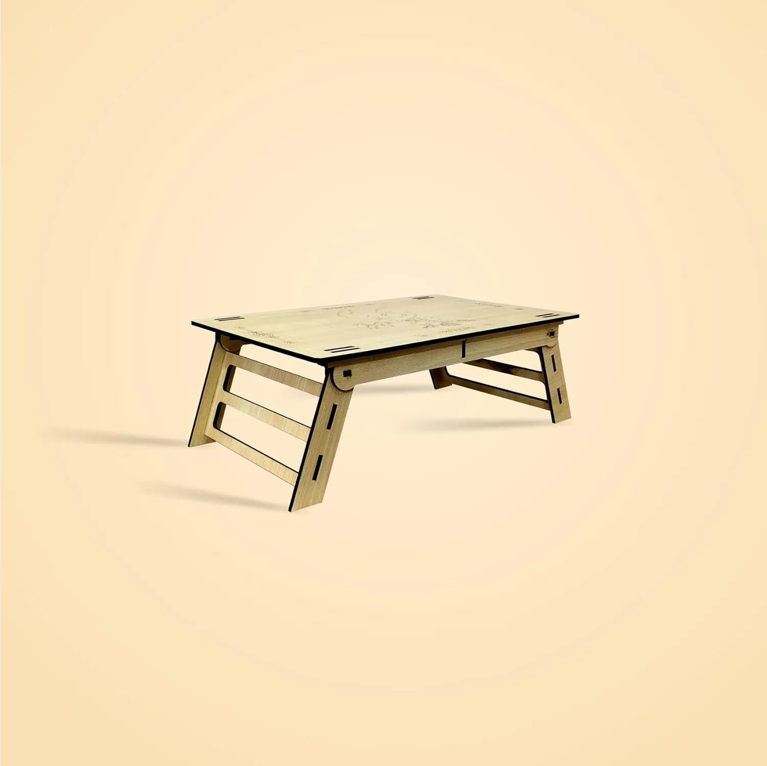 Woodkey Wooden Foldable Study Table – Smart, Stylish, and Multipurpose for Every Home - Image 4