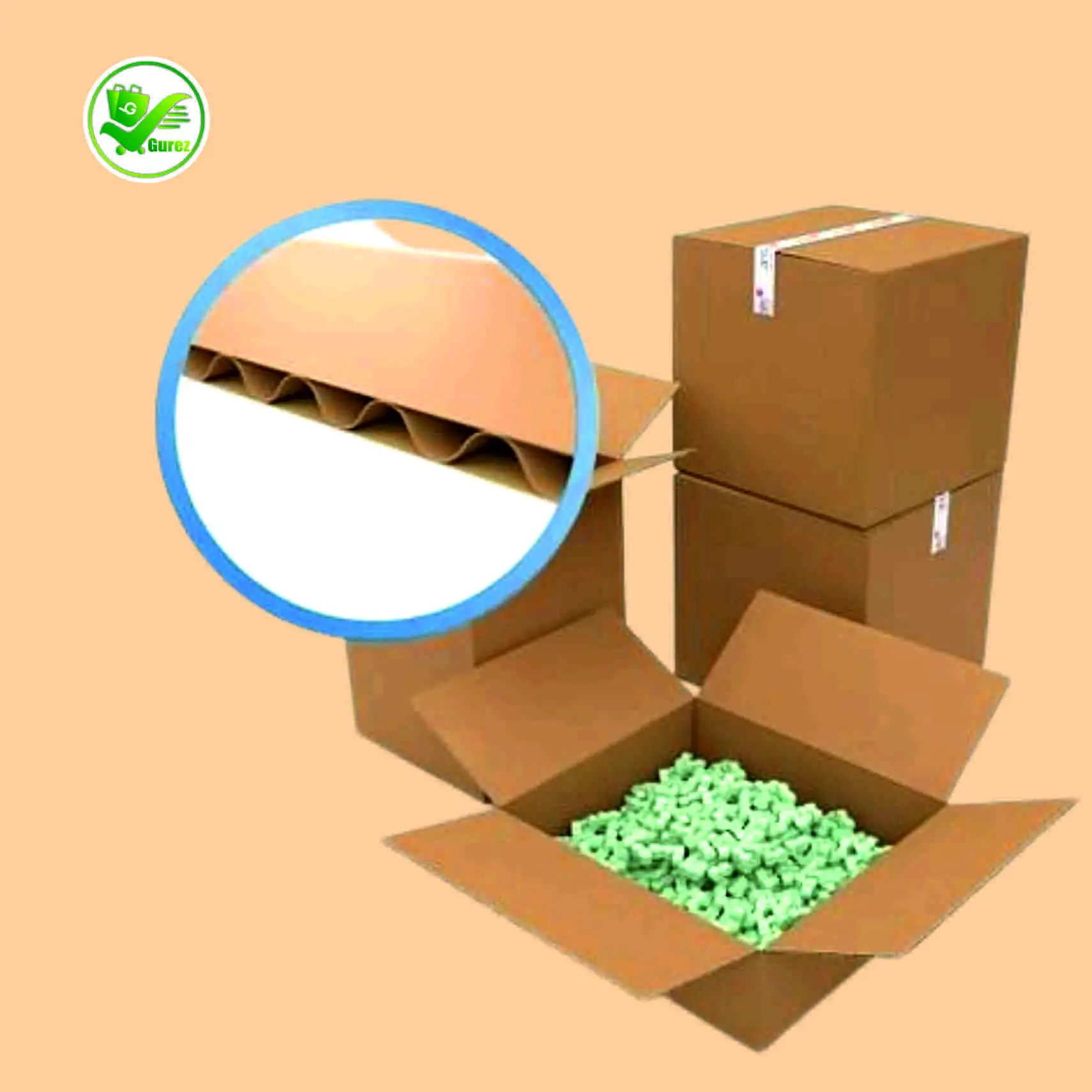 Box Brother 3-Ply Brown Flap Box 7Lx5.5Wx2H Inch – Durable Mailer Box And  Self-Locking Packaging Solution - Image 4