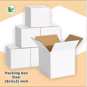 Alternative view of Box Brother 3 Ply White Cardboard Box Size: 8x5x2 Length 8 inch Width 5 inch Height 2 inch 3Ply custom cardboard packing boxes