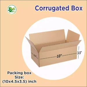 Box Brother 3 Ply Corrugated Cardboard Box Size: 10x4.5x3.5 Length 10 inch Width 4.5 inch Height 3.5 inch 3Ply Corrugated packing box
