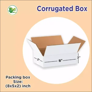 Box Brother 3 Ply White Cardboard Box Size: 8x5x2 Length 8 inch Width 5 inch Height 2 inch 3Ply custom cardboard packing boxes
