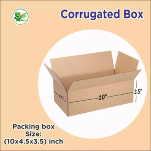 Alternative view of Box Brother 3 Ply Corrugated Cardboard Box Size: 7X7X7 Length 7 inch Width 7 inch Height 7 inch Shipping box Courier Box