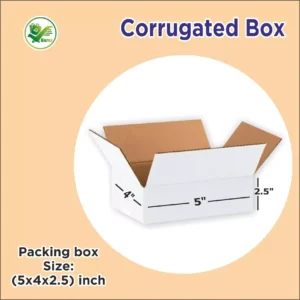 Box Brother 3 Ply White Corrugated Box Size: 5x4x2.5 Length 5 inch Width 4 inch Height 2.5 inch 3Ply custom cardboard packing boxes