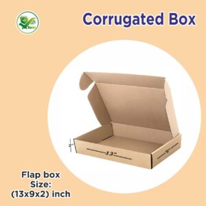 Box Brother 3 ply Brown Flap Box Size 13X9X2 inches, Shipping Box Courier Box