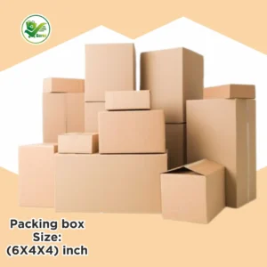 Alternative view of Box Brother 3 Ply Corrugated Cardboard Box  Size 6X4X4 inches Length 6 inch Width 4 inch Height 4 inch Shipping Box Courier Box