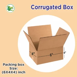 Box Brother 3 Ply Corrugated Cardboard Box  Size 6X4X4 inches Length 6 inch Width 4 inch Height 4 inch Shipping Box Courier Box