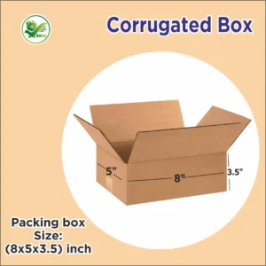 Box Brother 3 Ply Corrugated Cardboard Box Carton Box Size: 8X5X3.5 Length 8 Inch Width 5 Inch Height 3.5 Inch Shipping Box Courier Box