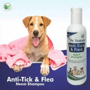 Alternative view of Dr Venture Natural Neem with Aromatic Oil for Anti-Itching, Insect Repellent Anti-Tick and Flea Dog and Cat Shampoo 200 ml Pack of 1