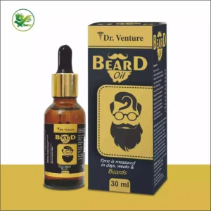 Dr. Venture Beard Oil and Moustache Oil Beard Growth Oil Made With 9 Natural Essential Oil For Nourish Hair Repair Damaged Hair And Reduce Breakage 100% Natural (30 ml_Pack of 1)
