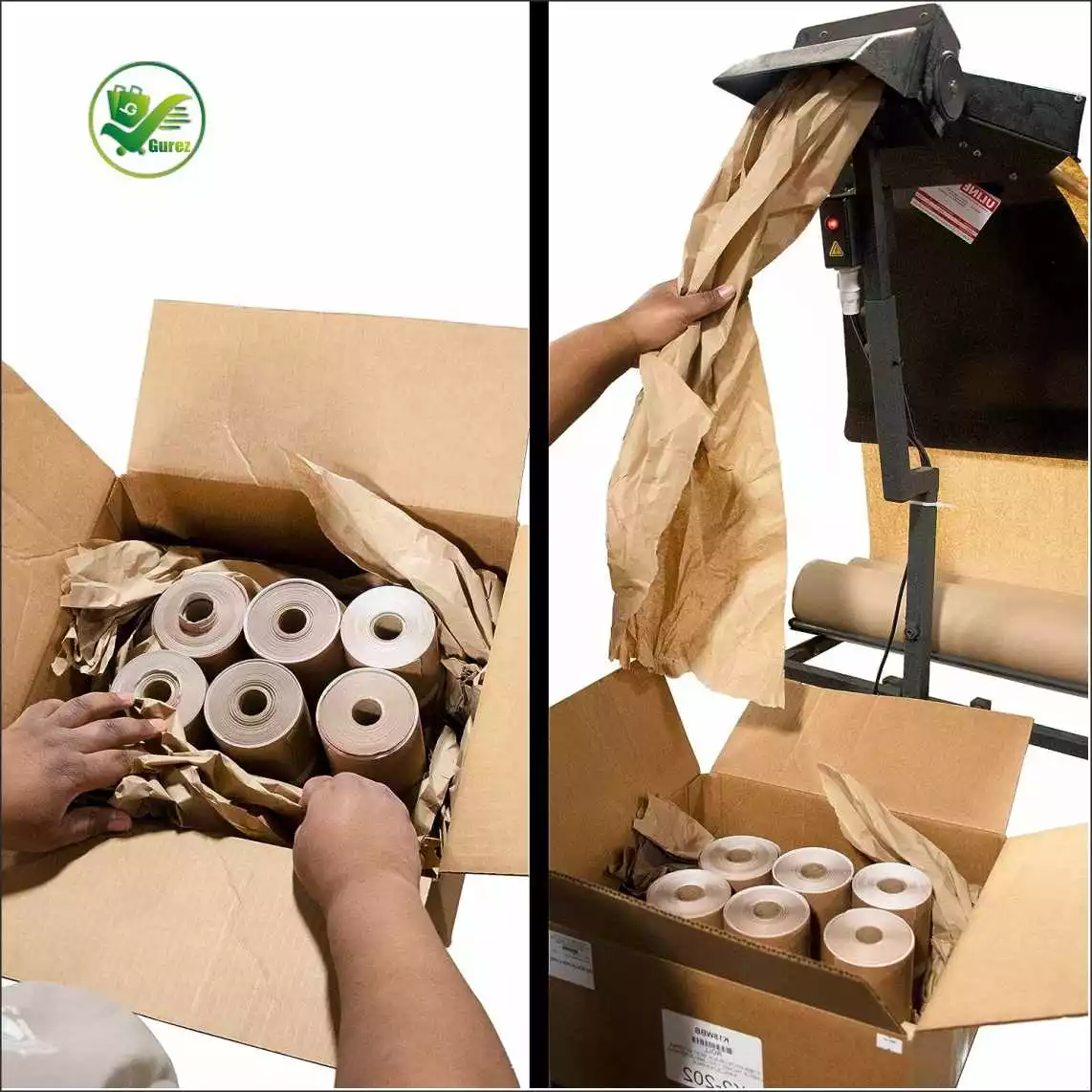 Box Brother Brown Kraft Paper Roll: 26-Inch Size for Eco-Friendly E-Commerce Packaging Solutions and Wrapping Needs - Image 3