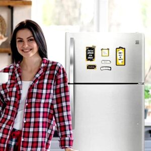 Alternative view of Woodkey Positive Quote Fridge Magnet Set of 6 | Motivational Kitchen Decor with Uplifting Messages – Ideal for Home, Office & Gifting