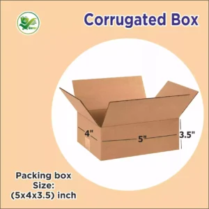 Box Brother 3 Ply Corrugated Cardboard Box Size: Length 5 Inch Width 4 Inch Height 3.5 Inch 3Ply Corrugated Packing Box