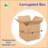 Box Brother 3 Ply Corrugated Cardboard Box Size: 6X6X6 Length 6 inch Width 6 inch Height 6 inch Shipping box Courier Box