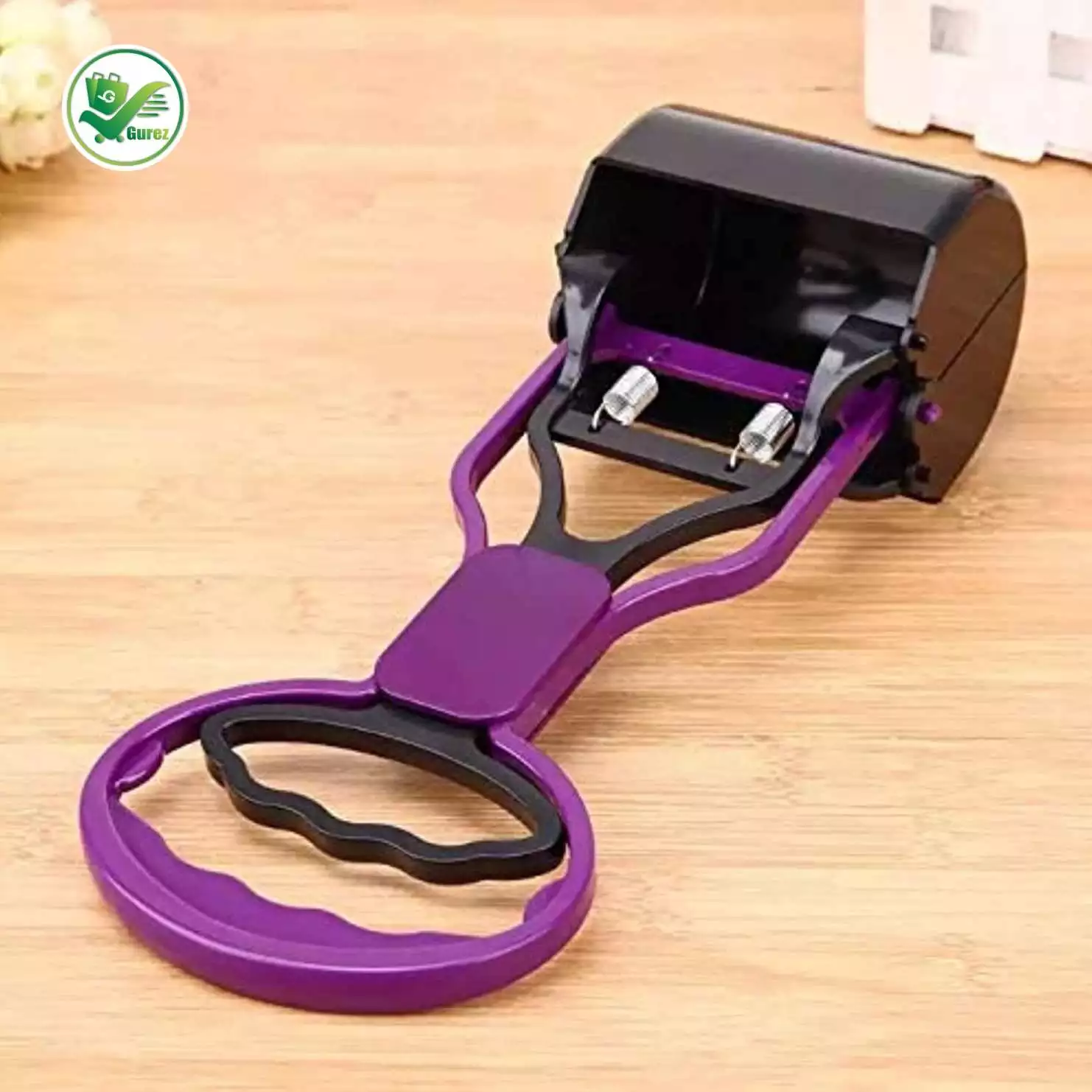 GUREZ Poop Scooper for Dogs and Cats Pet Waste Potty Picker Portable Pickup Clip Poop Scoop Length-11 Inch Animal Waste Picker - Image 3