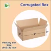 Box Brother 3 Ply Corrugated Cardboard Box Size: 9X3X3 Length 9 inch Width 3 inch Height 3 inch Shipping  Courier Box