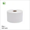 Box Brother Direct Thermal Label Paper Barcode Sticker || 3 x 5 inches, 75mm x 125mm || 400 Labels Per Roll || White Self Adhesive Sticker for Printing Barcode Labels  label