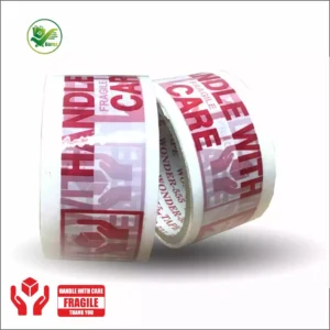 Box Brother Cello Tape 2 Inch 60 mtr | Printed Packaging Tape | Handle with Care Fragile Tape Printed